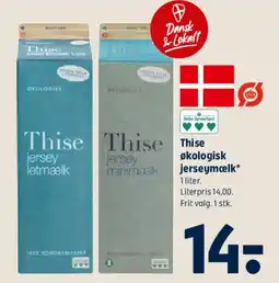 Coop 365 Thise økologisk jerseymælk tilbud