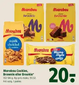 Coop 365 Marabou Cookies, Brownie eller Brookie tilbud