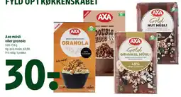 Coop 365 Axa müsli eller granola tilbud