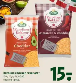 Coop 365 Karolines Køkken revet ost tilbud