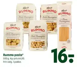 Coop 365 Rummo pasta tilbud