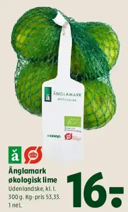 Coop 365 Änglamark økologisk lime tilbud