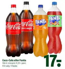 Coop 365 Coca‑Cola eller Fanta tilbud