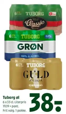 Coop 365 Tuborg øl tilbud
