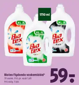 Coop 365 Biotex flydende vaskemiddel tilbud
