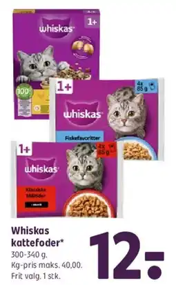 Coop 365 Whiskas kattefoder tilbud
