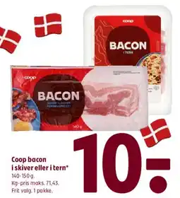 Coop 365 Coop bacon tilbud