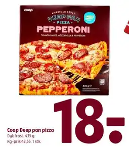 Coop 365 Coop Deep pan pizza Pepperoni tilbud