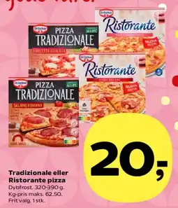 SuperBrugsen Tradizionale eller Ristorante pizza tilbud