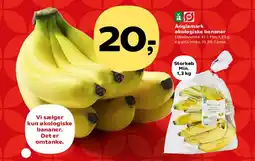 SuperBrugsen Økologiske bananer tilbud