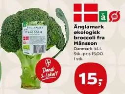 SuperBrugsen Änglamark økologisk broccoli fra Månsson tilbud