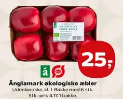 SuperBrugsen Änglamark økologiske æbler tilbud
