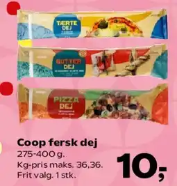SuperBrugsen Coop fersk dej tilbud