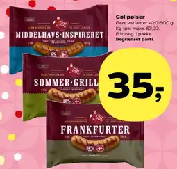 SuperBrugsen Gøl pølser tilbud