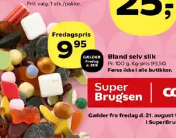 SuperBrugsen Bland selv slik tilbud