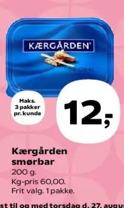 Kvickly Kærgården smørbar tilbud