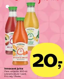 Kvickly Innocent juice tilbud