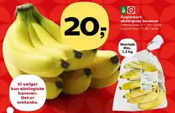 Kvickly Änglamark økologiske bananer tilbud