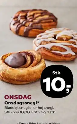 Kvickly Onsdagsnegl tilbud