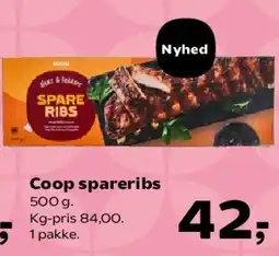 Kvickly Coop spareribs tilbud