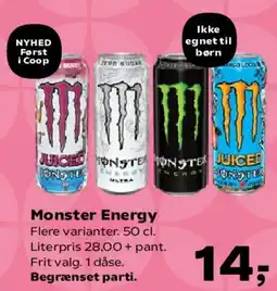 Kvickly Monster Energy tilbud