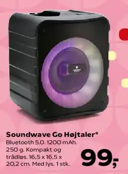 Kvickly Soundwave GO Højttaler tilbud
