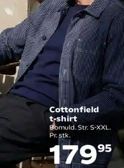 Kvickly Cottonfield t-shirt tilbud