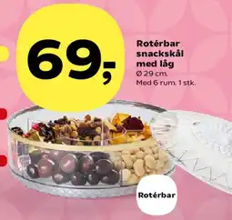 Kvickly Rotérbar snackskål med låg tilbud