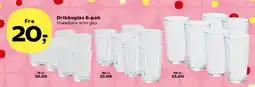 Kvickly Drikkeglas 6-pak tilbud