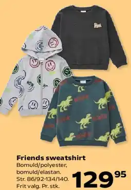 Kvickly Friends sweatshirt tilbud