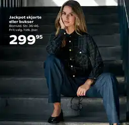 Kvickly Jackpot skjorte eller bukser tilbud