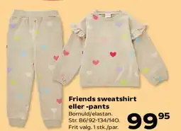Kvickly Friends sweatshirt eller -pants tilbud