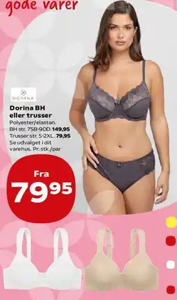 Kvickly Dorina BH eller trusser tilbud