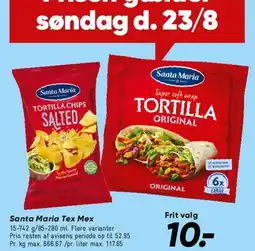 Bilka Santa Maria Tortilla / Tortilla Chips tilbud