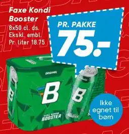 Bilka Faxe Kondi Booster tilbud