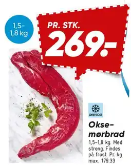 Bilka Okse-mørbrad tilbud