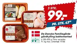 Bilka De Danske Familiegårde gårdkylling (bakke) tilbud