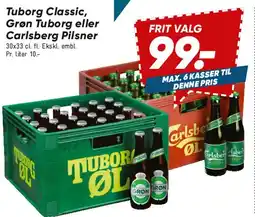 Bilka Tuborg Classic, Grøn Tuborg eller Carlsberg Pilsner tilbud