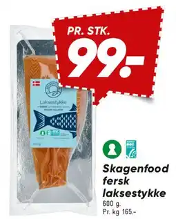 Bilka Skagenfood fersk laksestykke tilbud