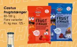 Bilka Castus frugtstænger / små frugtposer tilbud
