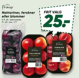 Bilka Nektariner, ferskner eller blommer tilbud