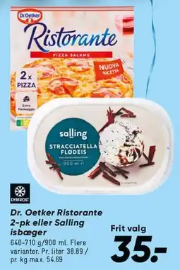 Bilka Dr. Oetker Ristorante 2-pak / Salling is tilbud