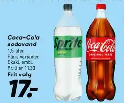 Bilka Coca-Cola / Sprite sodavand tilbud