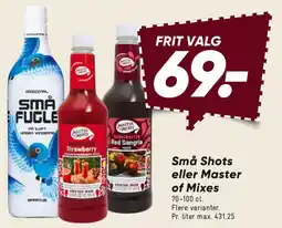 Bilka Små Shots eller Master of Mixes tilbud