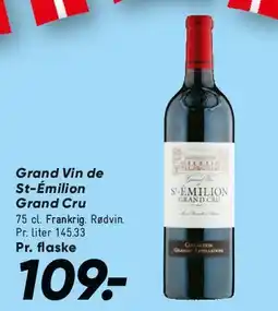 Bilka Grand Vin de St-Émilion tilbud