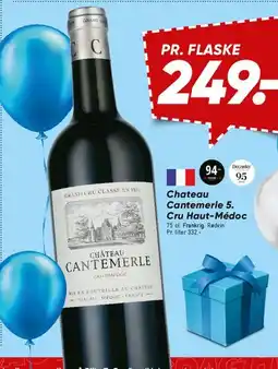 Bilka Chateau Cantemerle 5. Cru Haut-Médoc tilbud