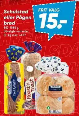 Bilka Schulstad eller Pågen brød tilbud