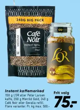 Bilka Instant kaffe tilbud