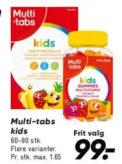 Bilka Multi-tabs kids tilbud