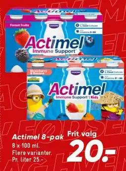 Bilka Actimel 8-pak tilbud